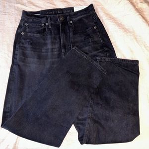 AE Highest Rise 90s boyfriend Black Washed Comfort Stretch Jeans | Size US 6R